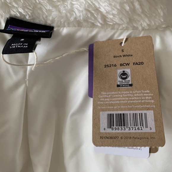 Patagonia Los Gatos Birch White Vest Women’s Small New NWT RARE HTF GORGEOUS - Picture 9 of 12